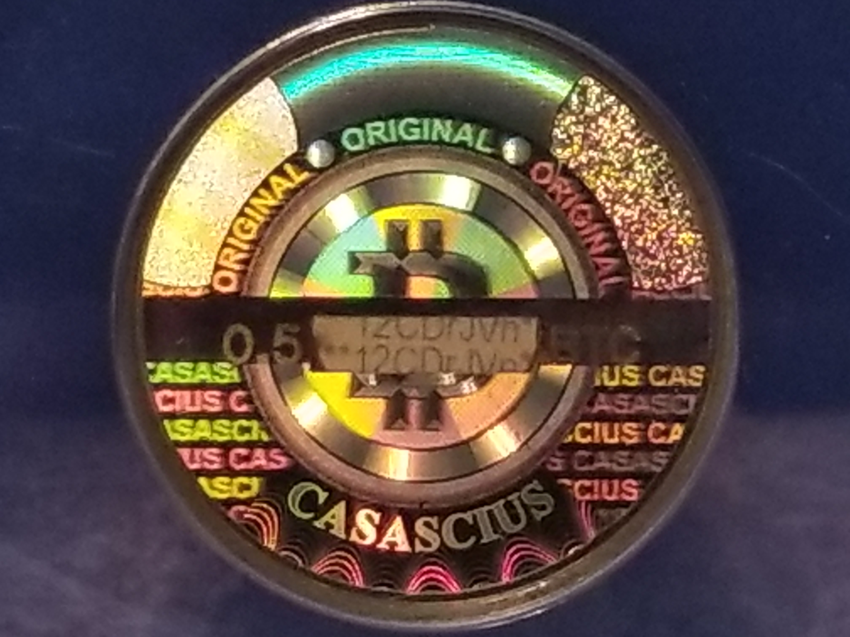2013 Casascius 0.5 BTC