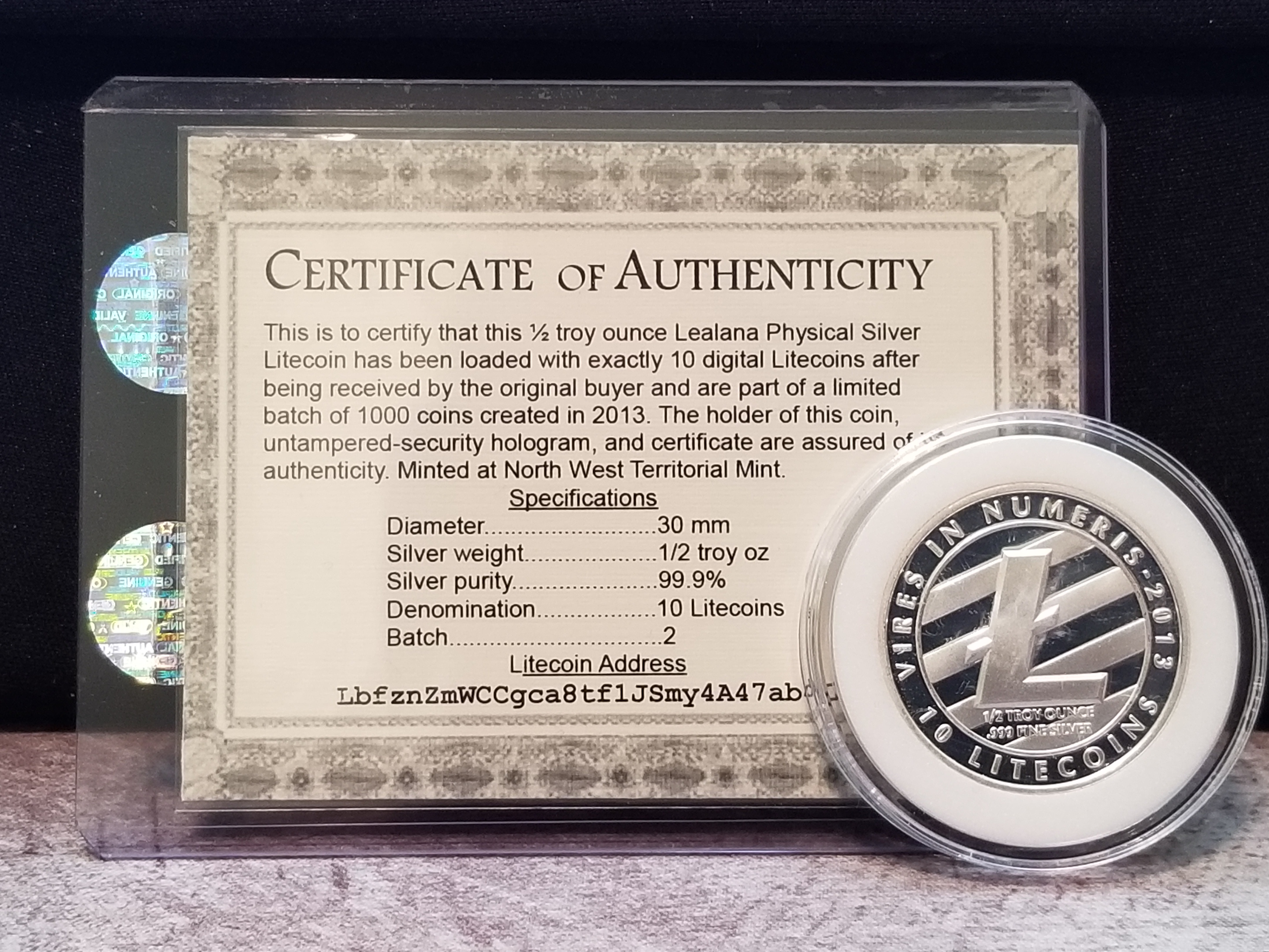 Lealana 10 LTC COA 2013